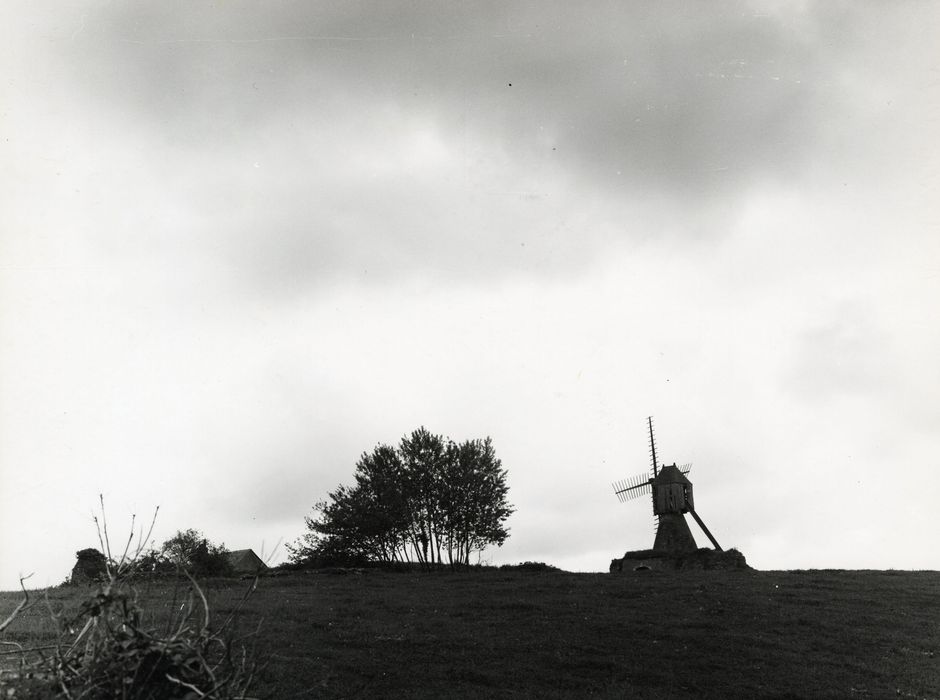 vue générale du moulin dans son environnement