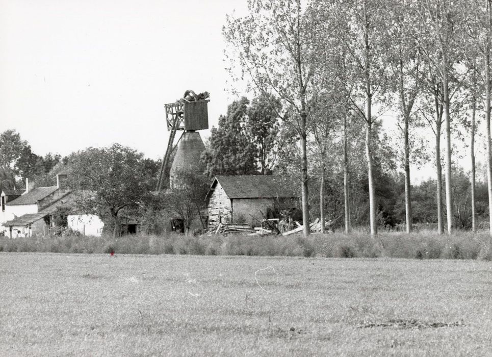 vue générale du moulin dans son environnement