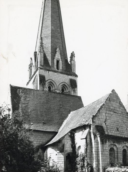 clocher, élévation nord, vue partielle