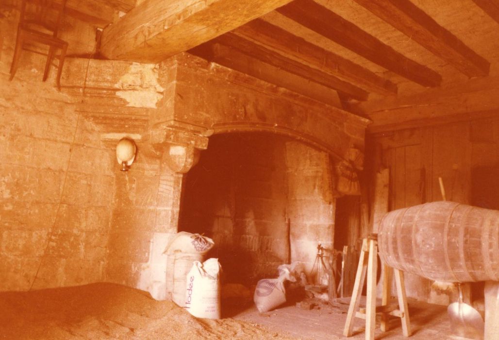 2e niveau, cheminée monumentale