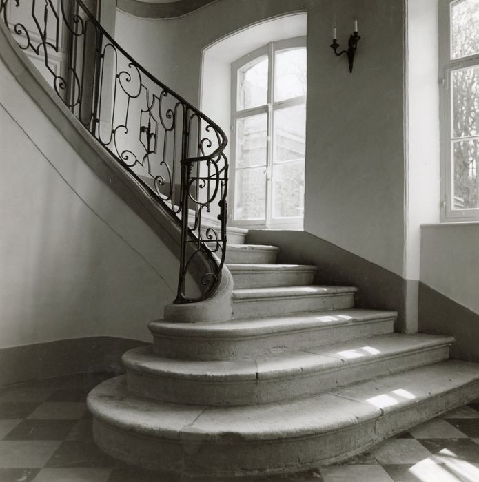 escalier d’honneur, vue partielle