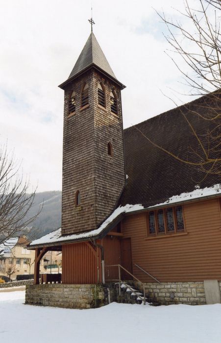 clocher, élévations nord et ouest