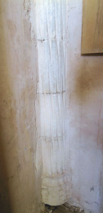 sacristie (ancienne chapelle), détail d’une colonne