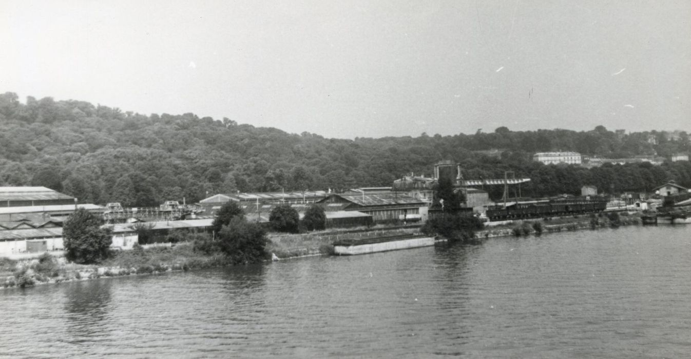 parc, vue générale depuis le pont de Sèvres