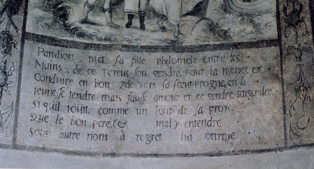 peinture monumentale, détail