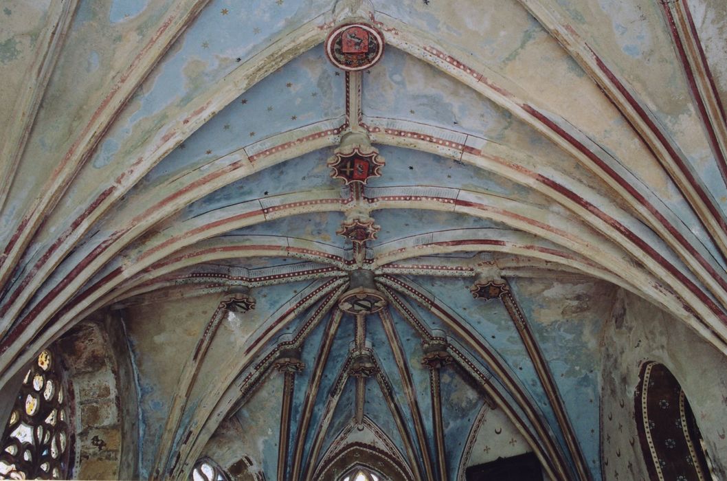 chapelle, vue partielle de la voûte