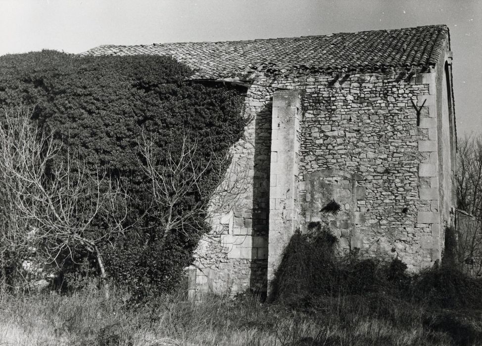 façade ouest, vue partielle