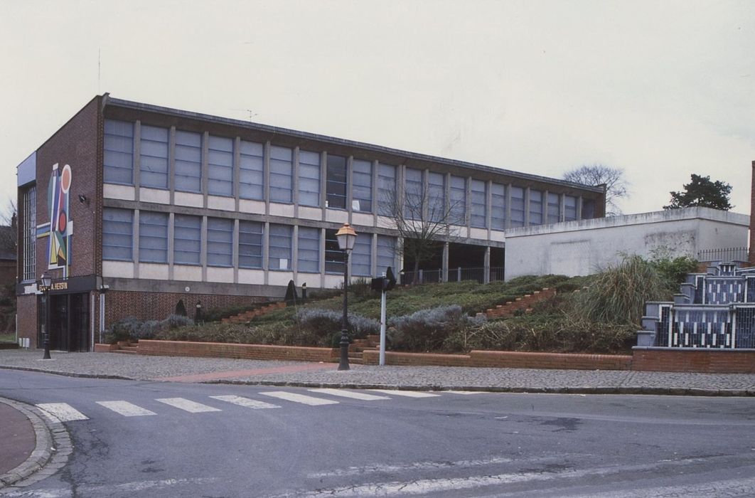 extension d’Ernest Gaillard depuis la rue, façade antérieure