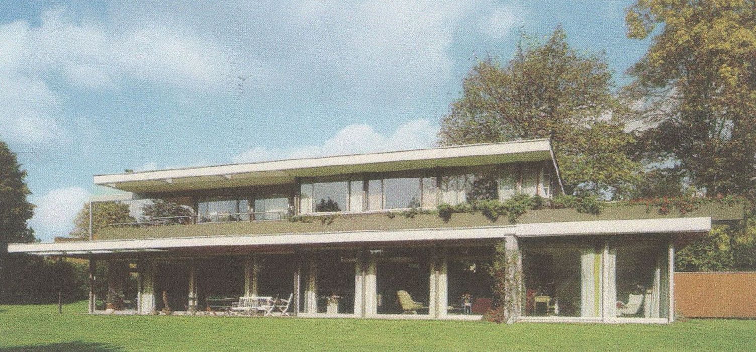 façade sur jardin (photocopie numérisée)