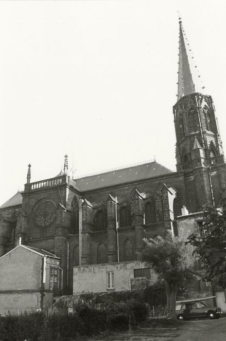 façade latérale nord, vue partielle