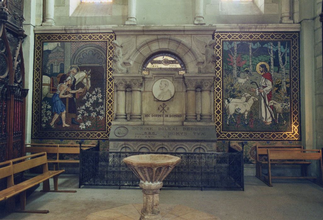 transept ouest, mosaïques