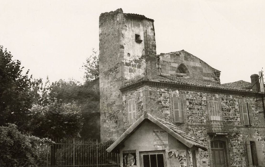 façade ouest, vue partielle