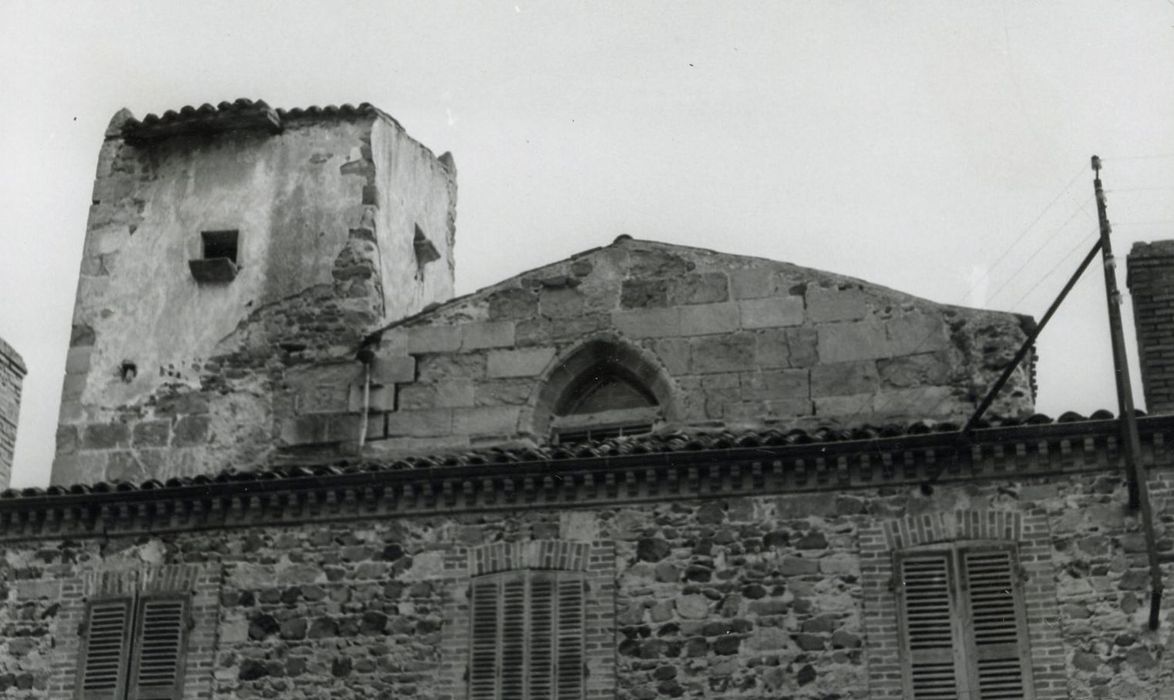 façade ouest, vue partielle