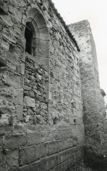 façade latérale nord, vue partielle