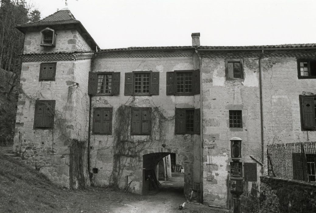 aile ouest, façade ouest, vue partielle