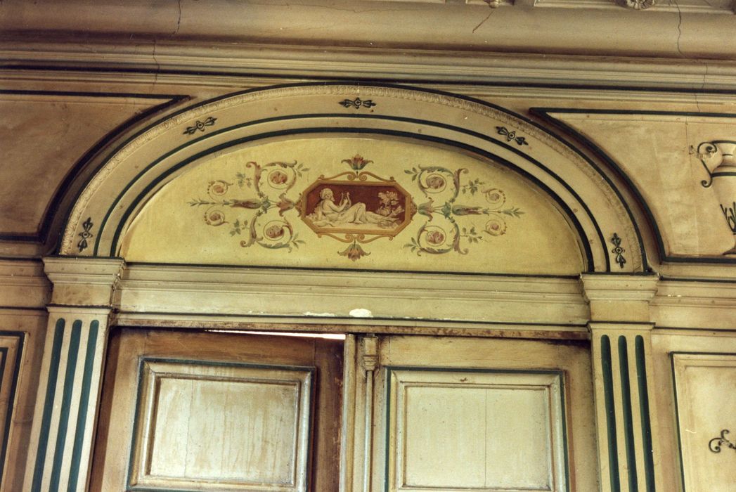 rez-de-chaussée, grand salon, détail des décors