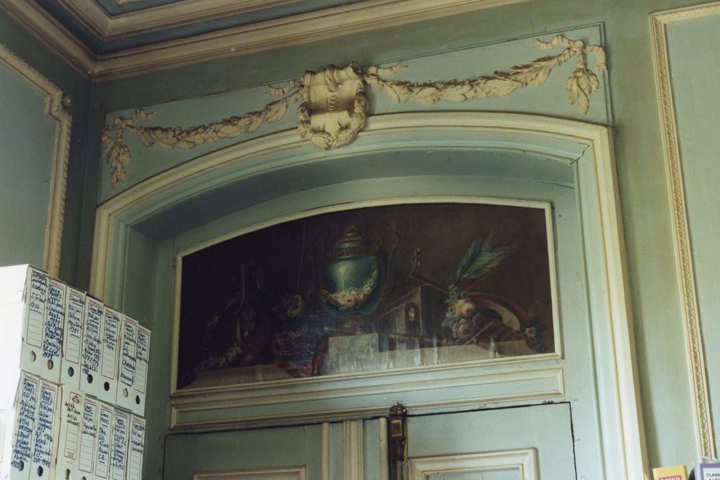 petit salon vert, détail du décor