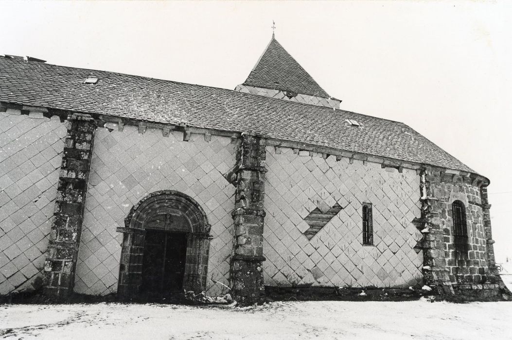 façade sud, vue partielle