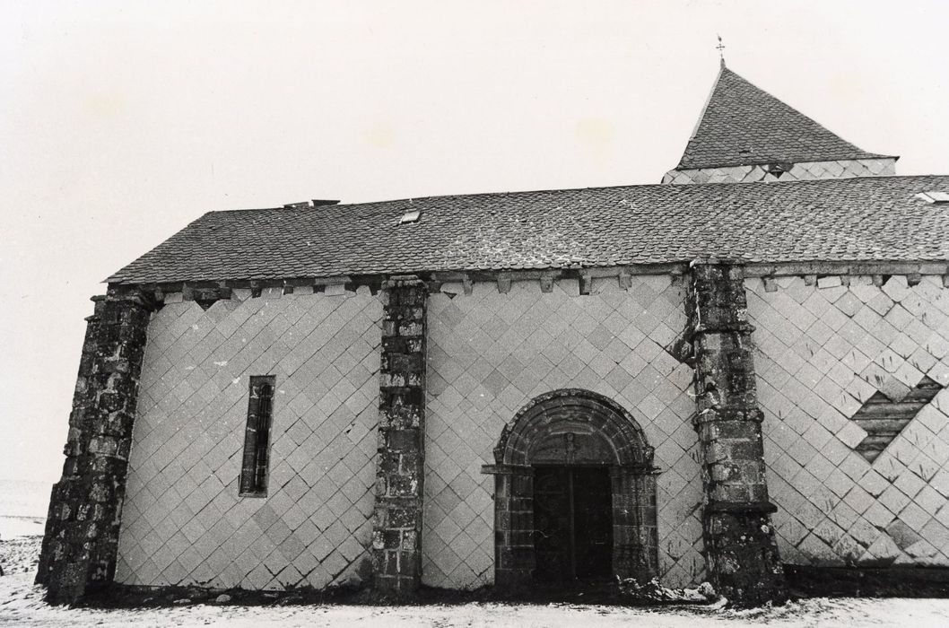 façade sud, vue partielle