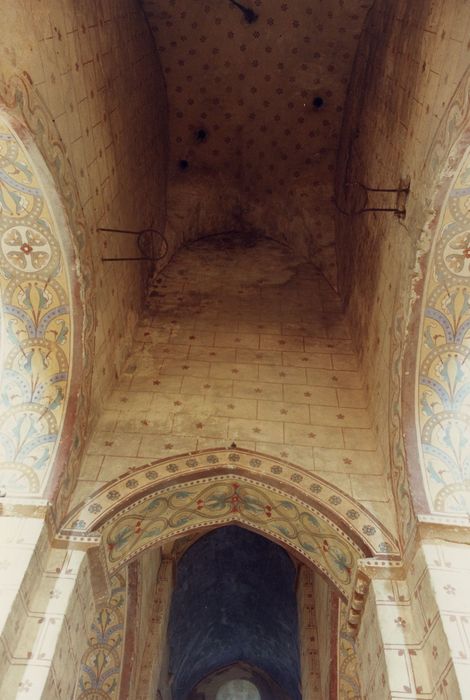 croisée du transept, vue partielle de la voûte