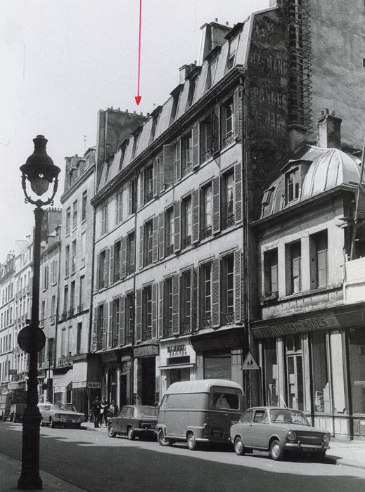 façade sur la rue Vieille-du-Temple