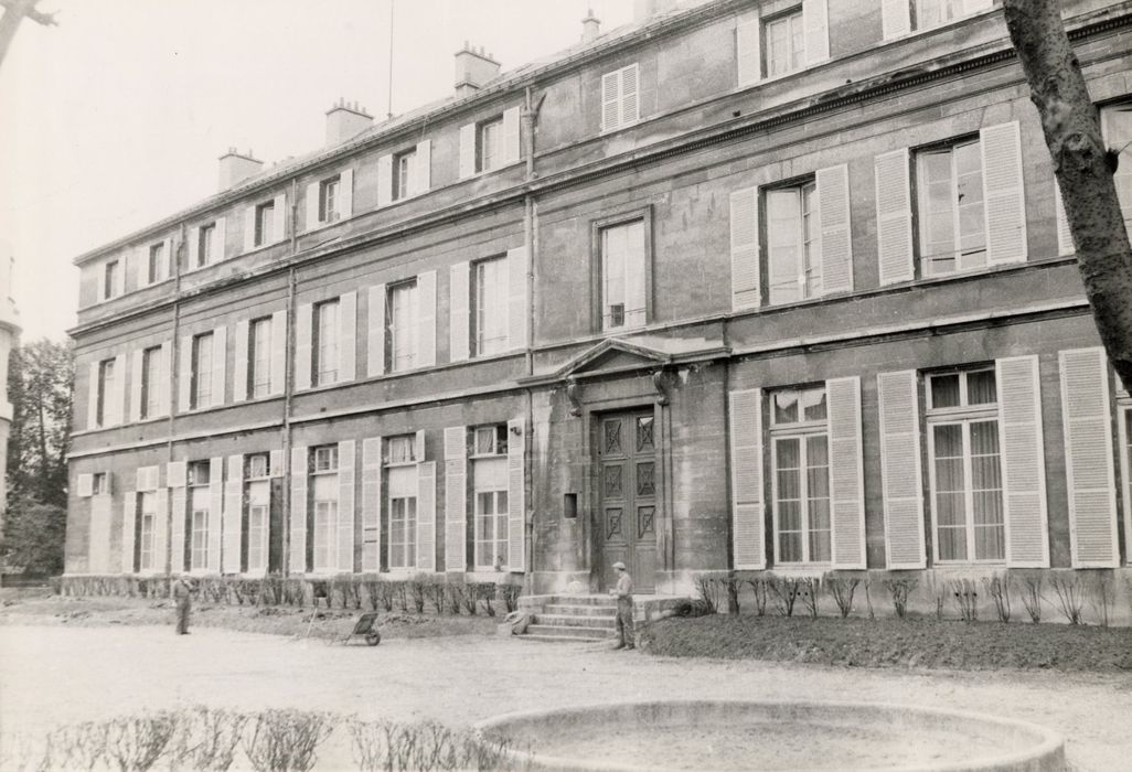 pavillon Boncourt, façade postérieure, vue partielle