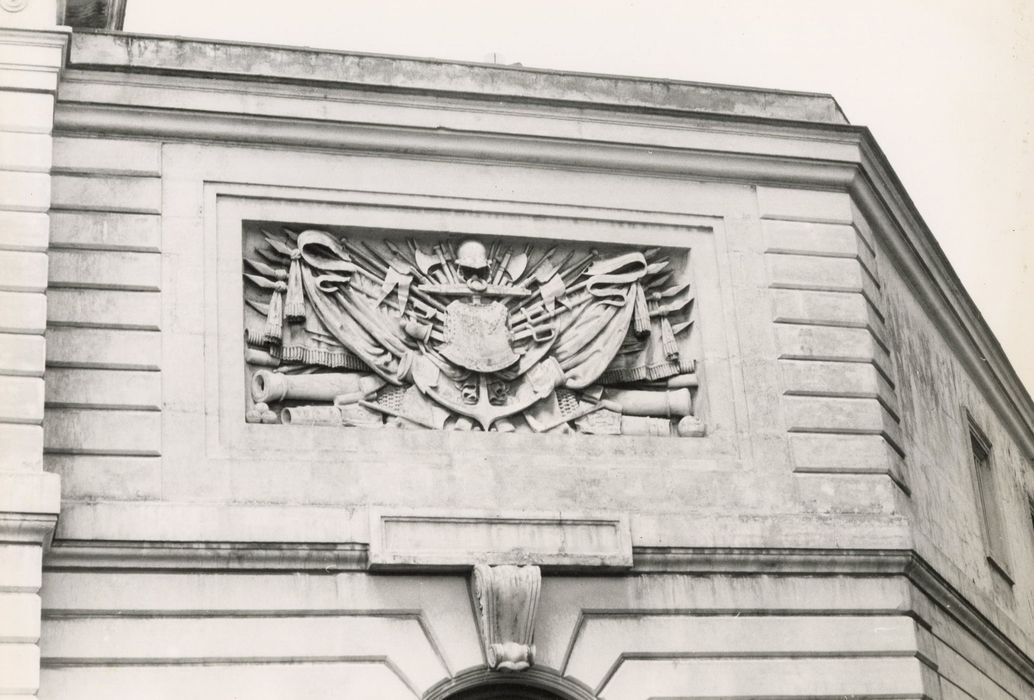 La Boîte à Claque, bâtiment d’entrée, détail décoratif