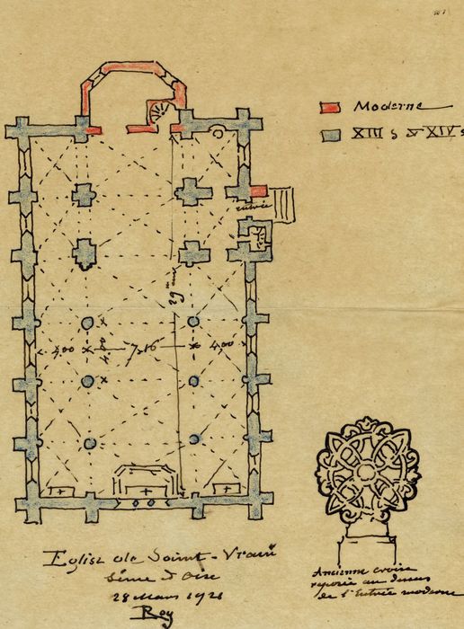 plan (dessin : Encre sur calque)