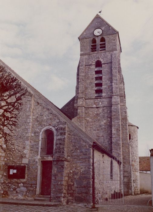 clocher, élévation ouest