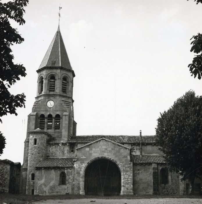 façade latérale sud, vue partielle