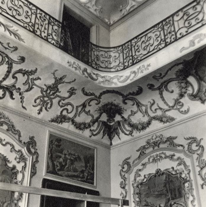 salle italienne, vue partielle des décors