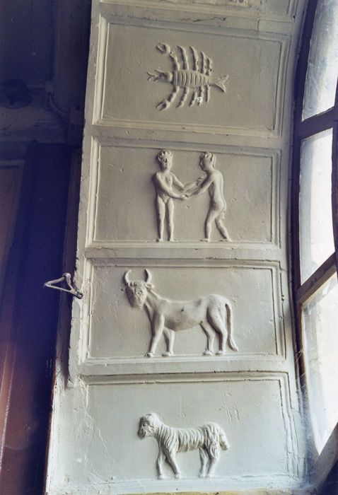 rez-de-chaussée, vestibule, détail du décor