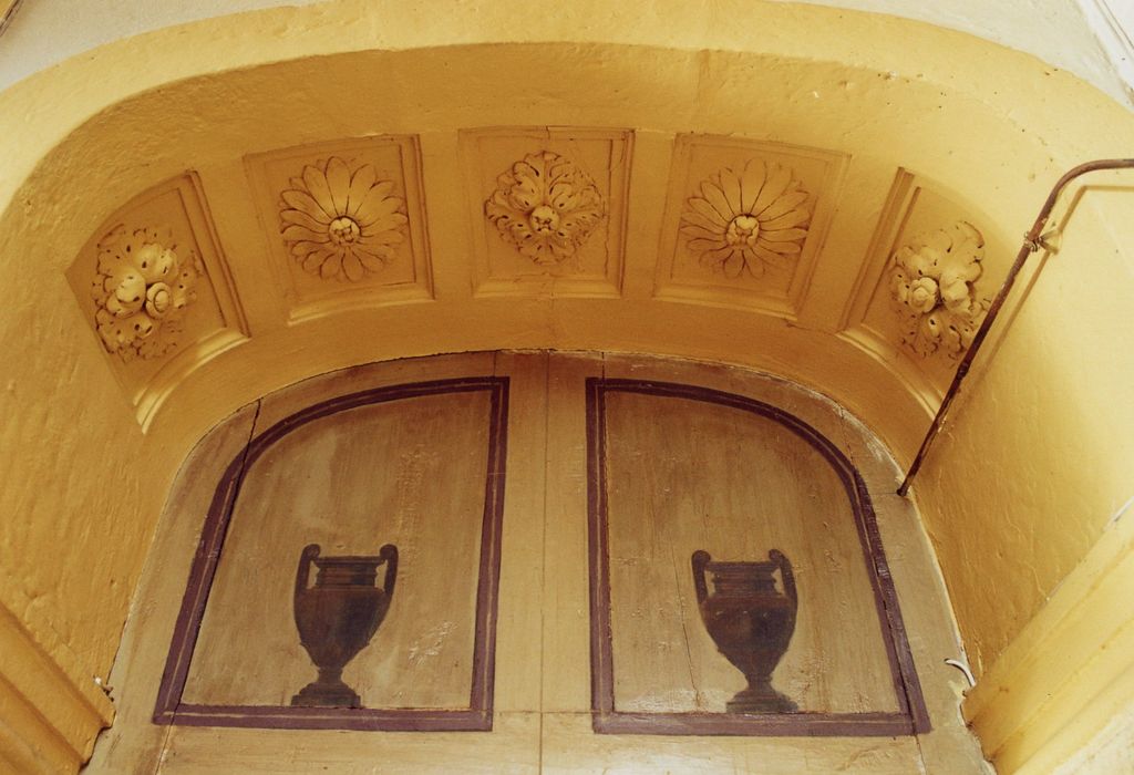 rez-de-chaussée, vestibule, détail du décor