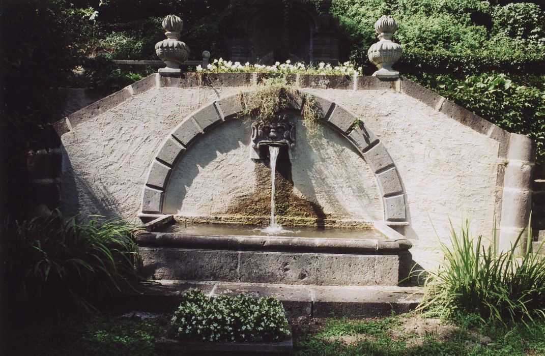 parc, 2e terrasse, fontaine