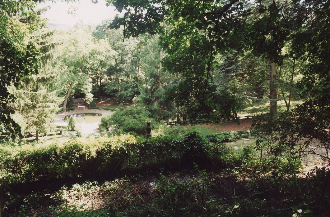 parc, vue générale depuis la 3e terrasse