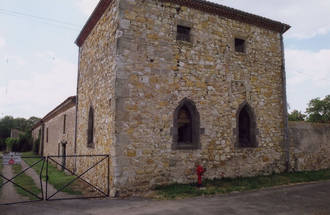 chapelle, façades est et sud