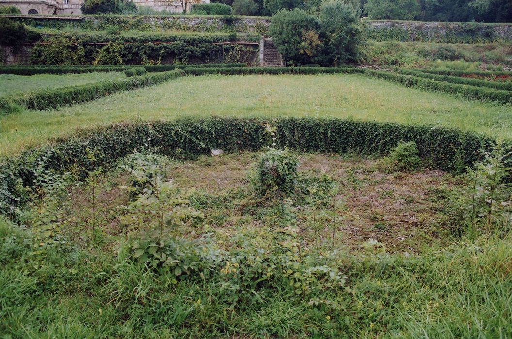 ancien potager, bassin central