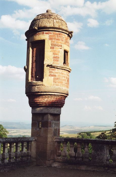 échauguette à l’angle sud-est de la terrasse