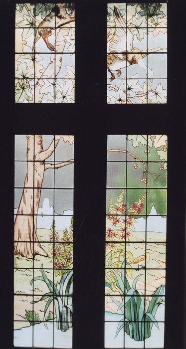 escalier d’honneur, détail d’une fenêtre