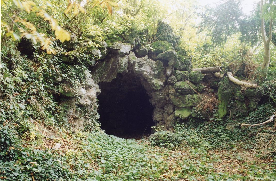 parc, grotte