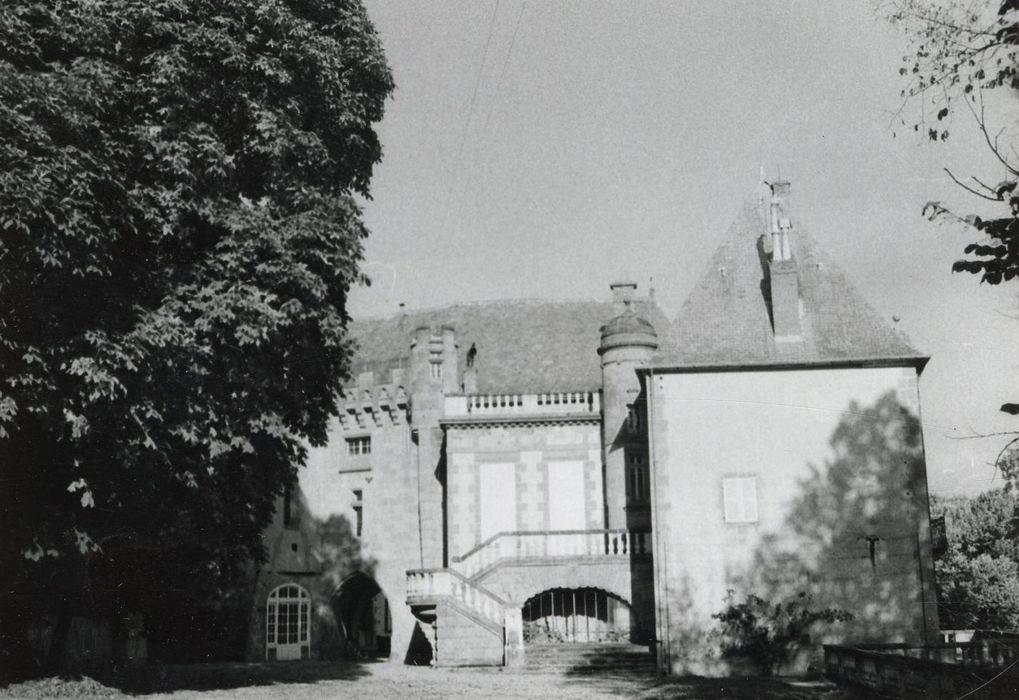 façade ouest, vue partielle