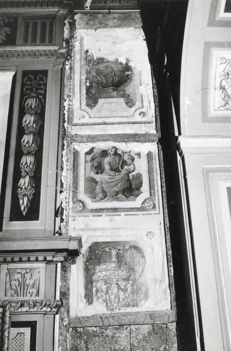 chambre de Porcia, peinture monumentale (fragments)