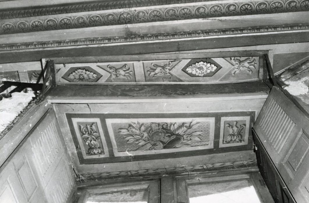 chambre de Porcia, lambris de revêtement, détail