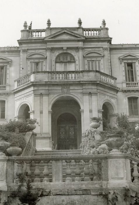 façade sud, vue partielle