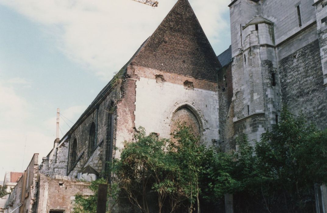 nef nord, façades ouest