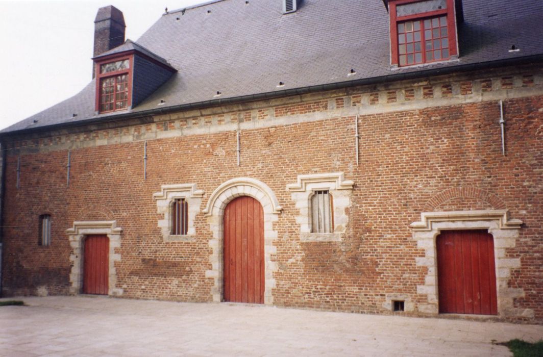 corps de logis, façade postérieure