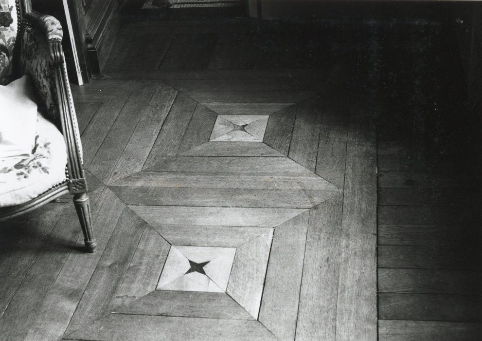 pièce non localisée, détail du parquet
