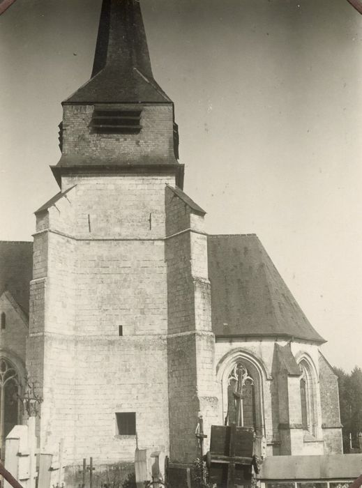 clocher, élévation sud