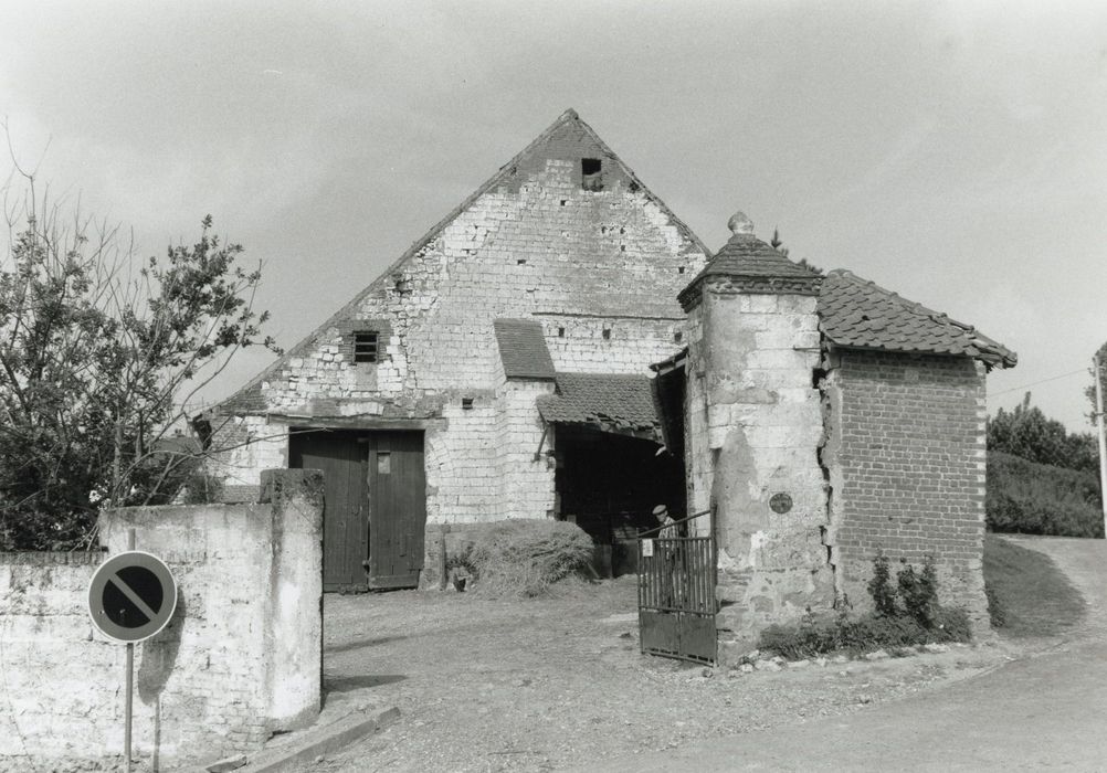 pignon est, vue partielle