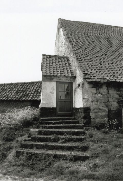 pignon est, chapelle accolée à l’extrémité nord